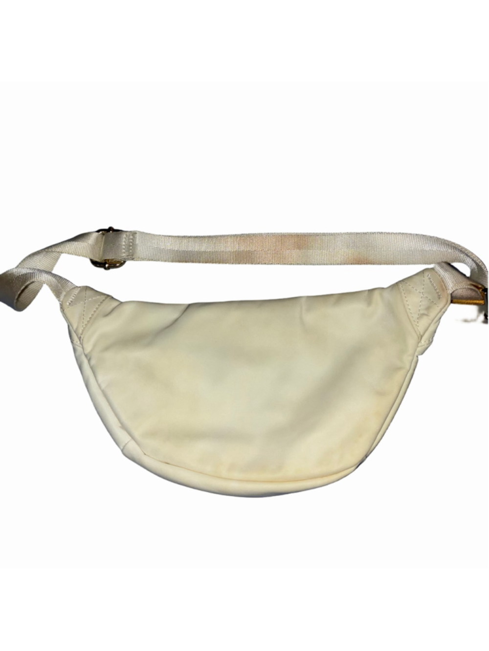Women's Stoney Clover Lane Disney Mickey Christmas Jumbo Fanny Pack, White/Gold - Picture 4 of 8
